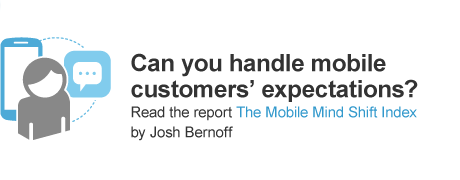 The true impact of mobile is the change in attitudes it creates; this is The Mobile Mind Shift. Read more in the report, The Mobile Mind Shift Index by Josh Bernoff.